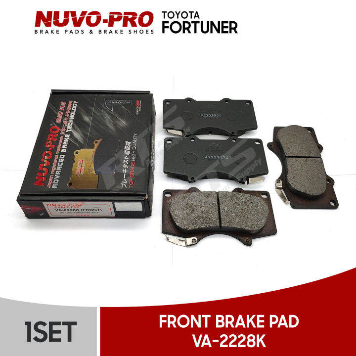 NuvoPro Front Brake Pad Toyota Fortuner 20102012 / 20162022 ( VA