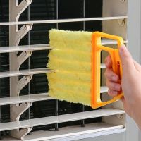 【CW】 1Pc Washable Window Cleaner Microfiber Dust Venetian Air Conditioner Car Groove Cleaning