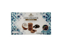 เวอร์จิ้นโคโค่ แผ่นทองม้วนสอดไส้ช็อกโกแลต 90 กรัม (VIRGIN COCO  Cocowafer Original Coconut Waffrs with Chocolate 90)