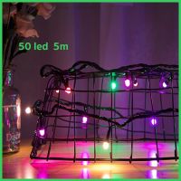 (Flash-Sale) ไฟกระพริบ led 50 ดวง ไฟตกแต่ง 50 led ไฟประดับ led ยาว 5m ไฟแต่งสวน ไฟหิ่งห้อย ไฟหยดน้ำ ไฟปีใหม่ ไฟคริสมาสต์ No.V8 สุดฮอต! ไฟ ตกแต่ง ไฟประดับตกแต่ง ไฟประดับตกแต่งไฟกระพริบ ไฟตกแต่ง