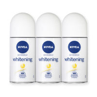 พร้อมจัดส่ง นีเวีย ดีโอ ไวท์เทนนิ่ง โรลออน 50 มล. แพ็ค 3 ขวด Nivea Whitening Roll-on 50 ml x 3 โปรโมชั่นพิเศษ มีเก็บเงินปลายทาง