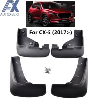 ชุดรถ Mud Flaps สำหรับ Mazda CX-5 CX5 2nd Gen KF 2017 2018 2021ด้านหน้าด้านหลัง Mudflaps Splash Guards Mudguards รถอุปกรณ์เสริม