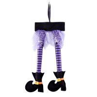 Halloween Witch Legs Ornament Creative Cloth Halloween Horrible Hanging Pendant Party Supplies Decor for Home Bar Party Supplies