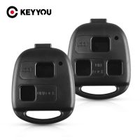 ♂✌ KEYYOU Remote Car Key Shell For Toyota Corolla Land Cruiser YARIS CAMRY RAV4 For Lexus RX300 ES300 2/3 Buttons Fob Key Case logo