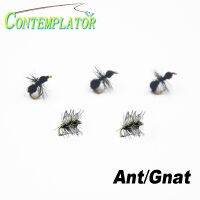 5Pcs ผสม14 # Griffith S Gnat จำลอง Midge Emergers &amp; 16 # Ant Mobile Flies แห้ง Fly Surface น้ำแมลง Fly Fishing Lure