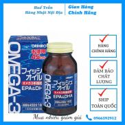 Viên Uống Dầu Cá Omega 3 EPA & DHA Orihiro Nhật Bản Hộp 180 Viên