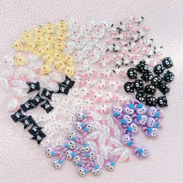 Kawaii Nail Charms 10Pcs Acrylic Decoration 3D Resin Jewelry Supplies Cute  Hello Kitty Nail Art Charms DIY Nail Accessories