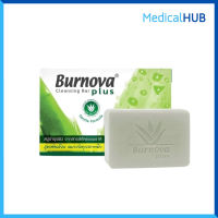 Burnova Plus Cleansing Bar เบอร์นโนว่า พลัส คลีนซิ่ง บาร์ สบู่ ลดความมัน สิว ผิวแพ้ง่าย ขนาด 100 กรัม (18154)