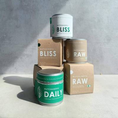 เซ็ทมัทฉะเกรดพิธีชงชา แพค3กระปุก ประหยัด 150.-  Matcha Tin can Bundle (แบบกระปุก)