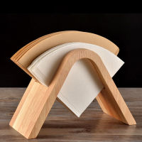 Solid Wood V60 Universal Supplies Storage Rack Filter Paper Base Coffee Filter Hand Drip Wooden