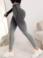 【YD】 Leggings Gradient Seamless Gym Clothing Workout Leggins New Booty Push Up Tights