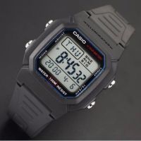 Win Watch Shop Casio รุ่น W-800H-1A นาฬิกาข้อมือสำหรับผู้ชายและเด็ก สายเรซิ่นสีดำ แบต 10 ปี -มั่นใจ ของแท้ 100% รับประกันสินค้า 1 ปีเต็ม (ส่งฟรี เคอรี่ทั่วไทย)