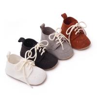 【hot】！ New Arrival Baby shoes Newborn Boys Soft Sole Shoe Anti Suede leather Sneakers Hard sole Prewalkers 0-18M