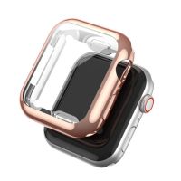 เคสสำหรับสายคาด Apple Watch 45มม. 41มม. 44มม. 40มม. 42มม. 38มม. Iwatch อุปกรณ์ป้องกันหน้าจอ Apple Watch Series 3 4 5 6 SE 7