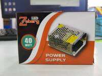 Switching Power Supply หม้อแปลงไฟ 40W 3A. Zeberg ใช้แปลงกระแสไฟฟ้า จากกระแสตรงเป็นกระแสสลับ  สินค้าพร้อมจะจัดส่ง