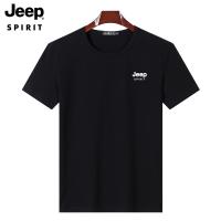 เสื้อยืดแขนสั้น ผ้าฝ้ายแท้ พิมพ์ลาย Jeep SPIRIT แฟชั่นฤดูร้อน สําหรับผู้ชาย size S-3XL มีสีต่างๆให้เลือก ลดราคา