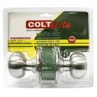 "sale"COLT LITE ลูกบิดห้องน้ำ สแตนเลส 201 (ฝาใหญ่) K5791 SS รุ่นแผง สีสแตนเลส"ส่งด่วนทุกวัน"