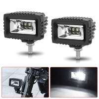 3นิ้ว LED รถจักรยานยนต์สปอตไลท์ดัดแปลงเสริม Led ไฟหน้าขับรถหมอกสำหรับ Cafe Racer A Scooter Off Road 12V 24V