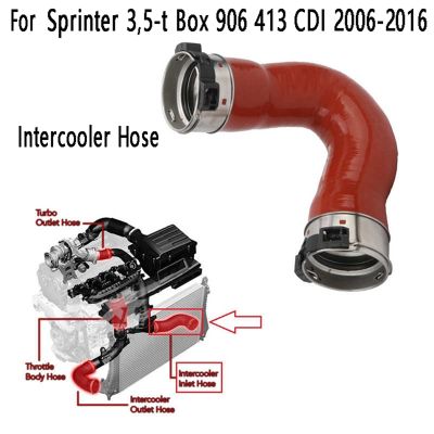 Intercooler Hose Replacement Turbocharger Intake Pipe for Sprinter 3,5-T Box 906 413 2006-2016 9065285182