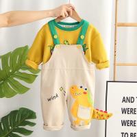 【Ready】? by clot sprg and autumn sle cute overs two-piece set 7 89 10 mont one year old boy baby autumn clot