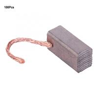 100Pcs Graphite Copper Motor Carbon Brushes Replacement Kits for Electric Vehicle DC Motor J432A 8x10x20mm Rotary Tool Parts Accessories