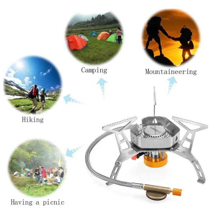 lixada-พับ-windproof-เตาแก๊สตั้งแคมป์แบบพกพากลางแจ้งทำอาหารพับ-piezo-จุดระเบิดเตาแก๊สพร้อมกล่อง