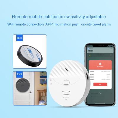 Tuya WiFi Smart Door Sensor Alarm Wirless Vition Sensor Detector 130dB Alarm Sound SmartLife Real-Monitor Security Protection