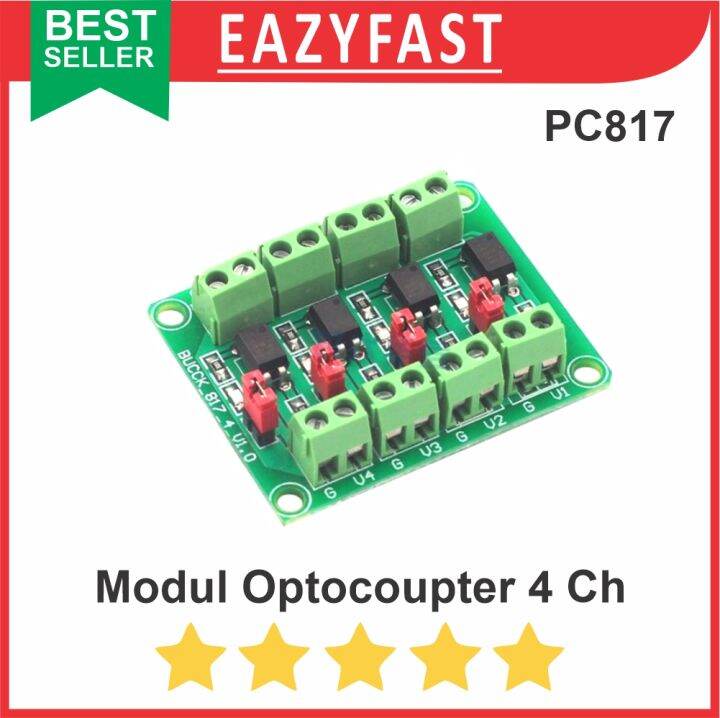 PC817 4 Channel Optocoupler Isolation Converter Module | Lazada Indonesia