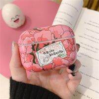 For Airpods 1 2 Pro 3 Luxury Flower Rose Anime Case Soft Back Cover Japan Style Delicate Accessories Wireless Bluetooth Coque Headphones Accessories