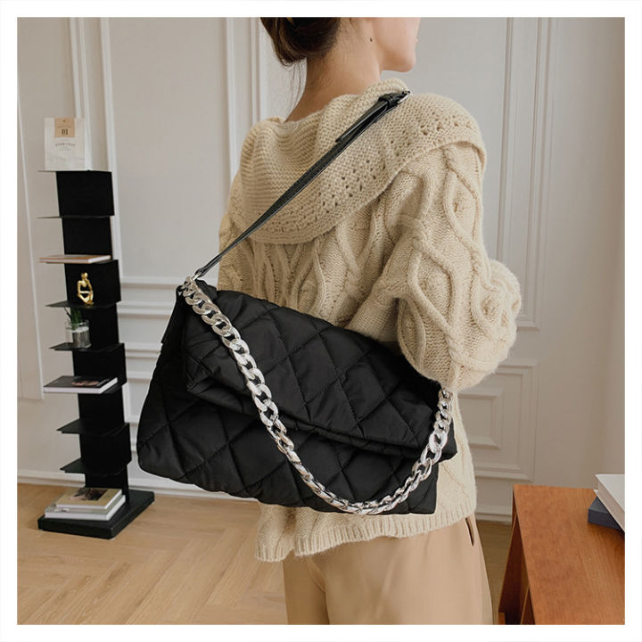 casual-lingge-chains-nylon-crossbody-bag-for-women-quilted-women-shoulder-bags-sapce-cotton-padded-handbags-big-tote-winter