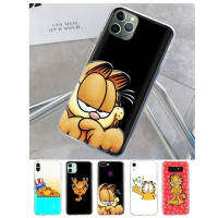 T-241 Cute Garfield โปร่งใส อ่อนนุ่ม ซิลิโคน TPU เคสโทรศัพท์ หรับ Xiaomi Redmi Note 6A 8 9 9S 9A 7A F1 7 8A 9T S2 10A 10C 6 9C Pocophone Power Pro Prime