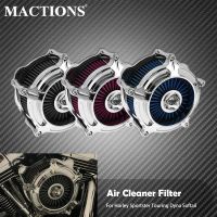 Motorcycle Air Cleaner Chrome Filter For Harley Sportster XL883 Tou Road Glide Street Glide Electra Glide Dyna FXDLS Softail