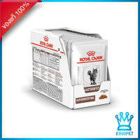 (EXP7/2024) ROYAL CANIN VET GASTRO INTESTINAL 100G.(12ซอง) อาหารสำหรับแมวถ่ายเหลวหรือการดูดซึมผิดปกติ แบบเปียก