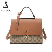 กระเป๋า Foxer สำหรับผู้หญิง Crossbody กระเป๋าสะพายไหล่กระเป๋าสะพายสำหรับผู้หญิงถุงพีวีซี