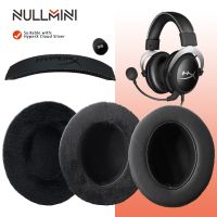 NullMini Replacement Earpads for HyperX Cloud Silver Headphones Headband Thicken Soft Leather and Velvet Earmuff Sleeve Headset