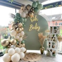 hotx【DT】 Garland Arch Baby Shower Ballons Boy 1st Birthday Decoration Baptism Christening Wedding