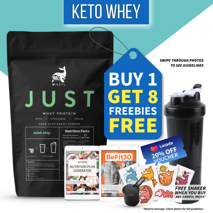 Keto Whey (1lb, 15 servings) JUST Whey Concentrate and PRIME Whey
