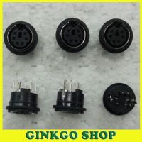 ✟☄♤ 100pcs/lot MDC S Terminal Connector 6 Pin Mini Din Socket PS2 Female Plug Connector