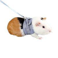 Guinea Pig Harness Two-legged Clothes Spring Summer Cotton Mink Hedgehog Small Pet Chest Strap Guinea Pig Out Traction Rope
