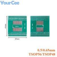 5pcs TSOP56 TSOP48 อะแดปเตอร์บอร์ดแปลงแผ่น Pinboard Patch SMD ถึง DIP 0.5mm 0.65mm Spacing Pitch Test Transfer PCB