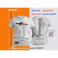 Ready StockMoving Forward Racing ออกแบบเสื้อยืด Lelaki Wanita Cotton Men เสื้อยืดผู้หญิง Unisex Men คอกลม