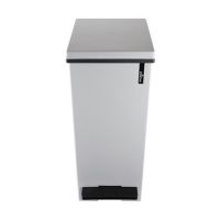 NBI ถังขยะ FREE HOME  เหยียบเหลี่ยม DKW HH-2610I 20 ลิตร สีเทา   Trash Can  ที่ใส่ขยะ