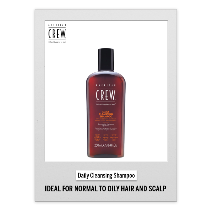 American Crew Daily Cleansing Shampoo 250ml VEGAN and SILICONEFREE for