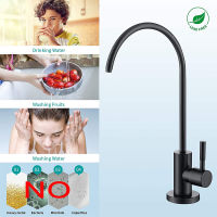 Fast Shipping Black Kitchen Faucets Direct Drinking Tap for kitchen Water Filter Tap Stainless Steel RO Purify System