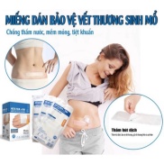 Huong Hoa Mart Gạc, Miếng Dán Vết Mổ Sau Sinh HETIS FILM PAD Bảo Vệ Vết