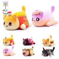 MLS น่ารักของขวัญวันเกิดหมอนลายเบอร์เกอร์ของเล่นตุ๊กตาเด็กหมอนพูเชียร์ Plushy ตุ๊กตาแมว Aphmau ตุ๊กตา Boneka Mainan Plushie อาหารแมว