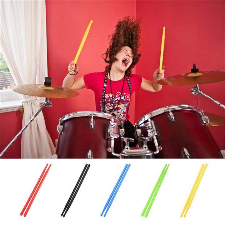 worth-buy-จับคู่ที่มีสีสันกลอง-sticks-กลองไนล่อน-sticks-5a