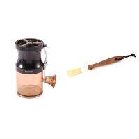 【YF】 Koonan-Mão Cranked Máquina De Café Portátil Burr Grinder Moedor Espessura Ajustável Escova Limpeza