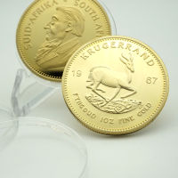 5ชิ้น2014แอฟริกาใต้ซาอุดีอาระเบียแอฟริกา krugerrand 1ออนซ์เหรียญพอลครูเกอร์ Token จำลองทองชุบเหรียญที่มีคุณภาพสูงสะสม