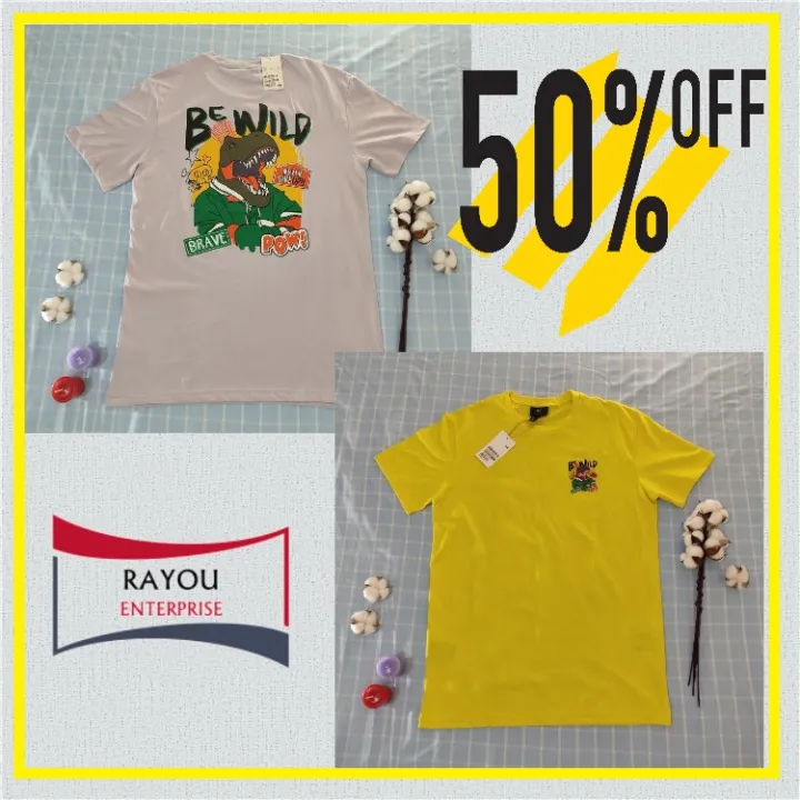 H&M ICONIC BE WILD Oversized Fit TShirt Authentic Brand Mall Pullout